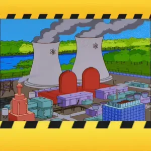 Simpsons Nuclear Plant Vase, Pencil and Toothbrush Holder