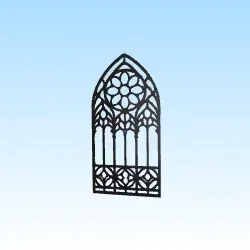 Gothic window bookmark