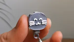 Mini Flip Cat Ears Keychain