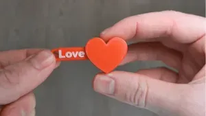 Love You Flip Keychain