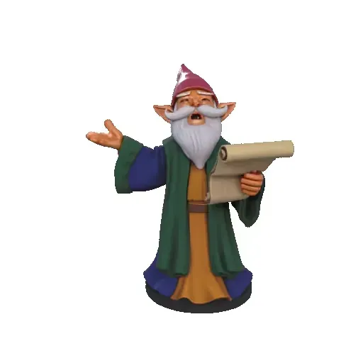2964 Fairy Tale Gnome – Color Full-Body Figurine on Base — Фото 2 из 4