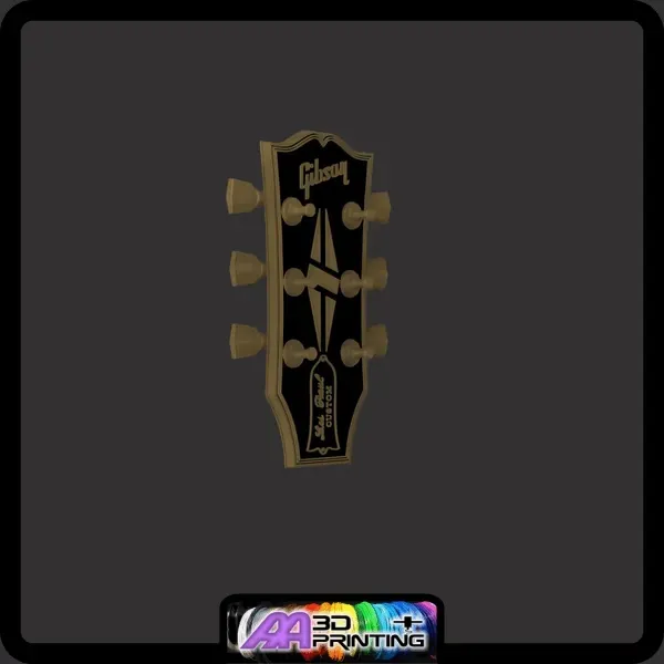 GIBSON GUITAR HEADSTOCK - KEY HANGER / WALL ART — Image 2 of 8