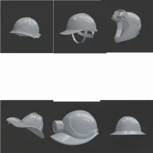 6 Construction Helmets – Printable 3D Hard Hats for Makers