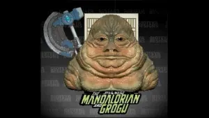 Mandalorian and Grogo Rotta The Hutt