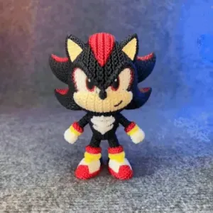 Shadow the Hedgehog Knitted - Crochet - Sonic