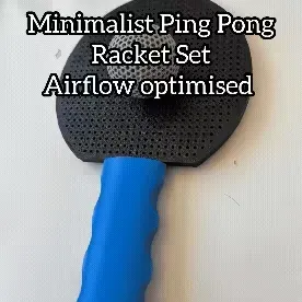 Minimalist Ping Pong Racket Set – Airflow-Optimized