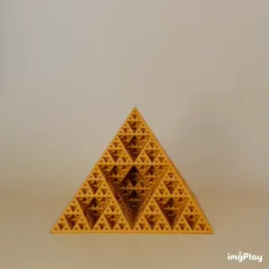 Sierpiński PYRAMID - FRACTAL PYRAMID SIERPINSKI STL FILE