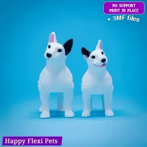 Bull Terrier the flexi realistic dog toy (#78)