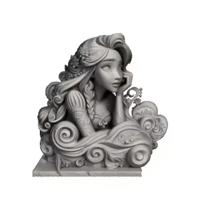 Little Mermaid Bust Ornament