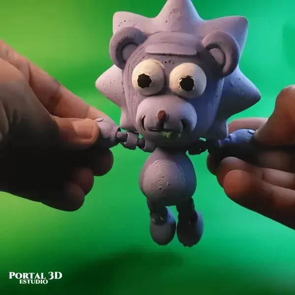 TEDDY RICK / PRINT-IN-PLACE WITHOUT SUPPORT /3MF — Image 4 of 8