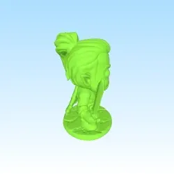 Funko style fanart D&D orc