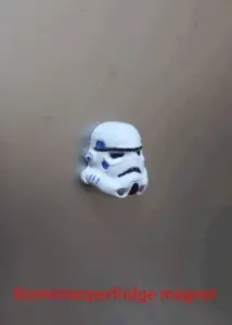 Stormtrooper fridge magnet (print in place, no supports)