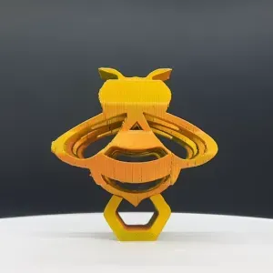TEXT FLIP: BEE - HONEYCOMB
