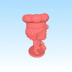 Funko style fanart D&D halfling cooker