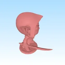 Funko style fanart D&D assassin