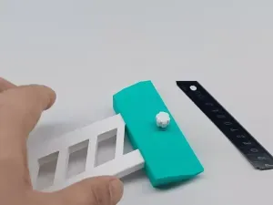 Glass Adhesive Scraper - Utility Knife Blade Version