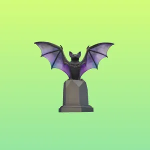 4581 Bat with Spread Wings Color 3D Model STL DND ARTE