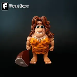 Flexi Print-in-Place Cavewoman