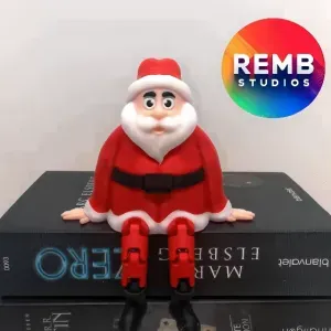 Flexi Santa | Print in Place | NO Support | Christmas Design