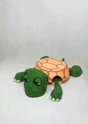 Turtle cup holder (No supports needed)