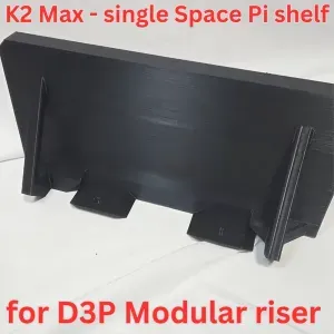 K2 Single Space Pi extension shelf for K2 Plus D3P riser