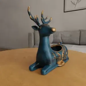 deer planter - vase - urn - candy dish - candle holder 1