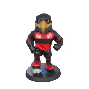 Mascota Urubu de Flamengo muñeco carioca Rio de Janeiro 3D