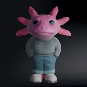 Chill Axolotl, Chill Ajolote | A Damn Chill Guy 🍥
