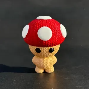 Knitted Mushroom