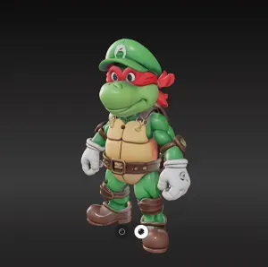 Luigi - Ninja Turtle Style