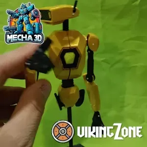 🤖 Articulated Orion Drift Robot – 3D Printable Model for FD