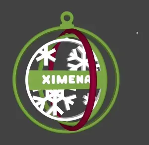 SPIN ADORNO DE NAVIDAD-XIMENA