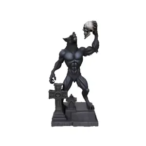 4438 Werewolf with Skull – Minimalist Statue STL DND ARTE