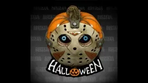 Halloween Pumpkin Friday The 13th v1
