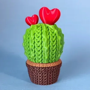 Knitted Love Cactus (Multiparts)