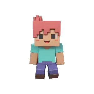 Minecraft Girl figure fanart