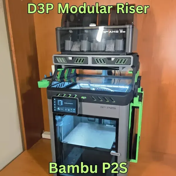 D3P riser for Bambu Lab P2S