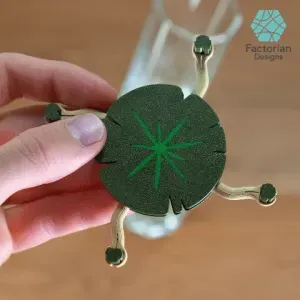 Mug Stacker Lily Pad 3D Printable STL | Drinkware Organizer
