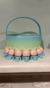 Cute Bunny Easter Basket