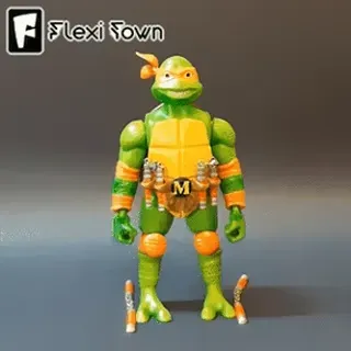 Flexi Print-in-Place Teenage Mutant Ninja Turtles, Michelang — Фото 4 из 9