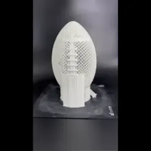 AIRLESS RUGBY BALL - FOOTBALL - STL & 3MF MULTICOLOR