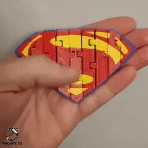 Articulated Superman Man of Steel Logo