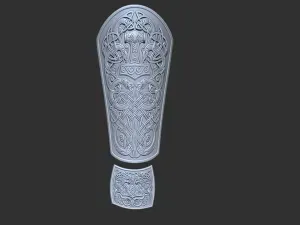 Viking Bracer & Hand Guard — Thor’s Hammer (Mjölnir) — 1:1 S