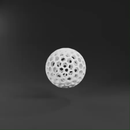 AIRLESS TABLE TENNIS BALL - PING PONG - STL & 3MF WITH SUPPO — Фото 4 из 9