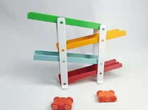 Children's Educational Toy - Four-Layer Track Car