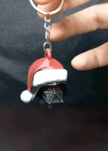 Santa Darth Vader Keychain