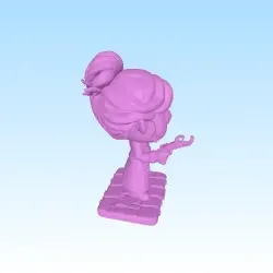 Funko fanart style steampunk girl free sample