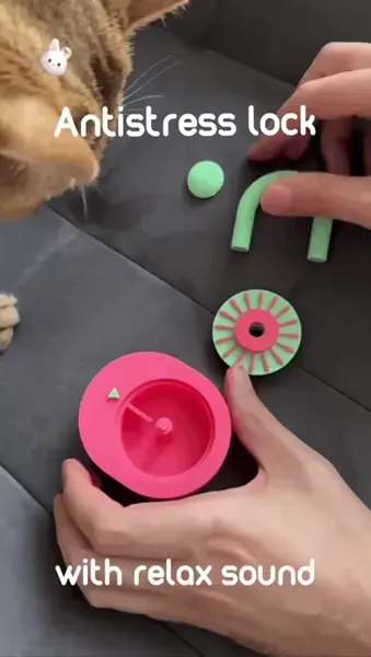 Relaxing combination lock (sound)