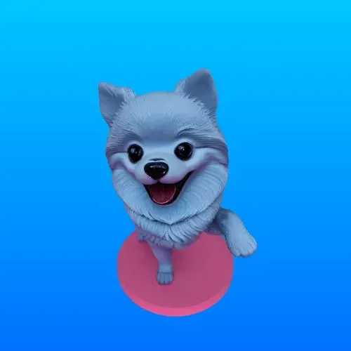 4435 Laughing Pomeranian Full-Color 3D Model STL DND ARTE — Image 3 of 7