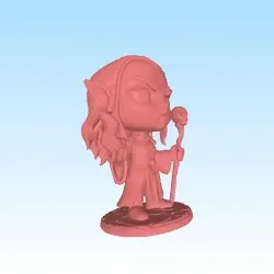 Funko style fanart D&D Necromancer
